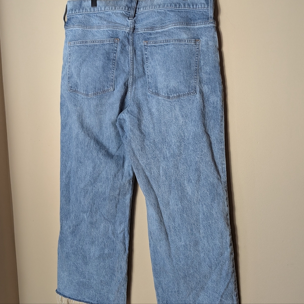 J Crew Wide Leg cropped jeans Size 33 - Picture 2 of 5